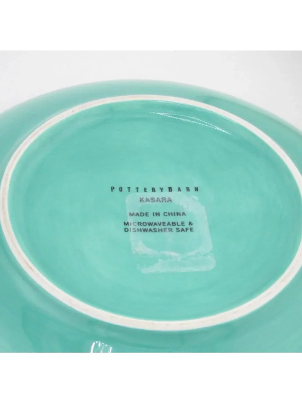 Set Pottery Barn Green / turquoise Kasara Moroccan Mosaic Salad Appetizer Plates